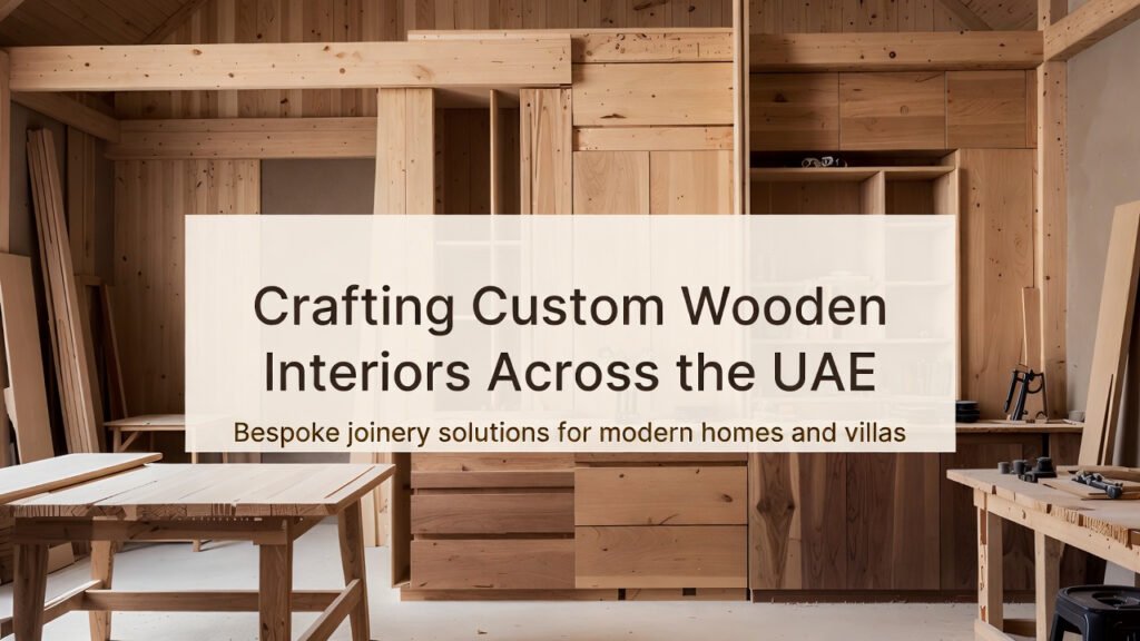 custom joinery and wooden interiors in UAE