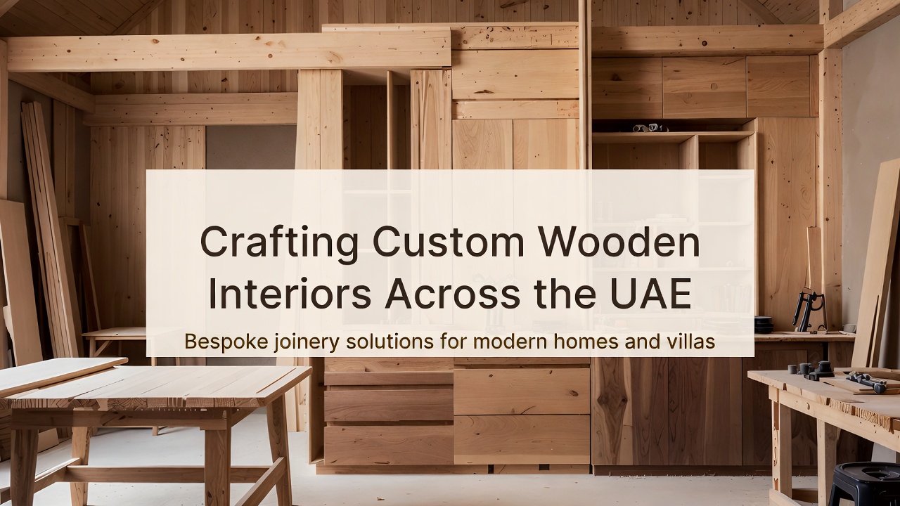 Custom Joinery & Wooden Interiors in UAE | Dubai Joinery